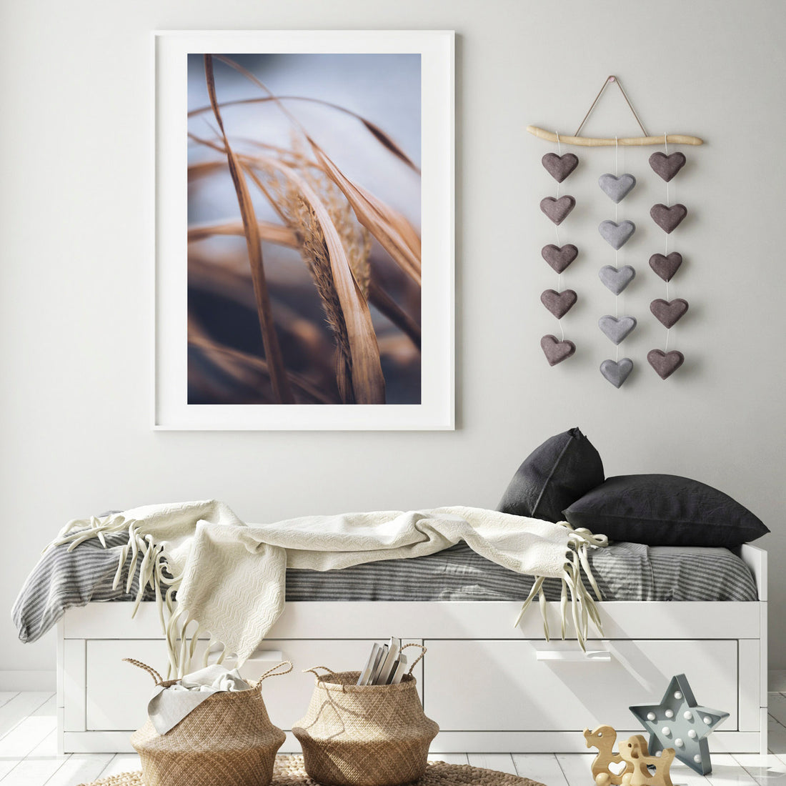 photography wall decoration in children's room