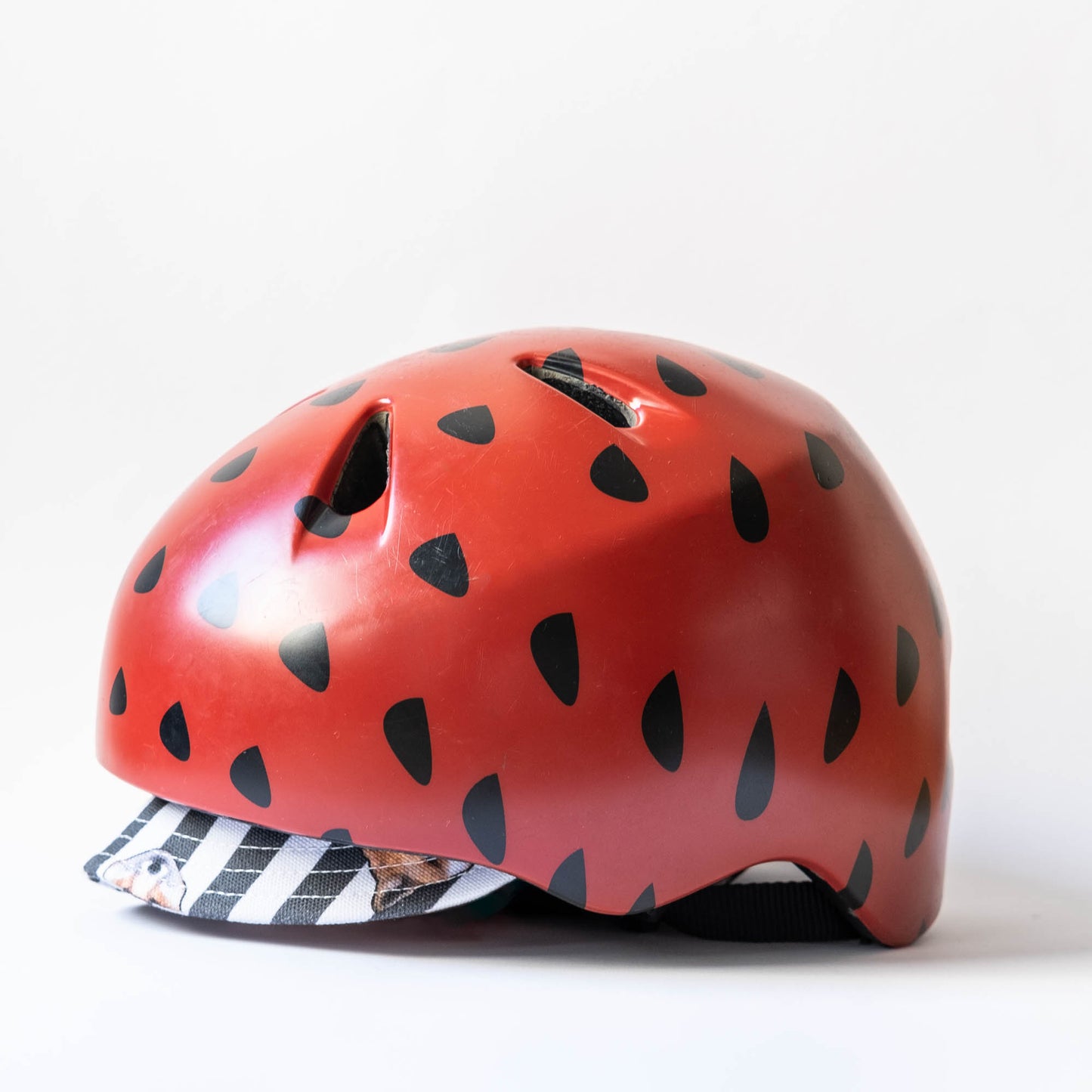 Fox bike cap with helmet