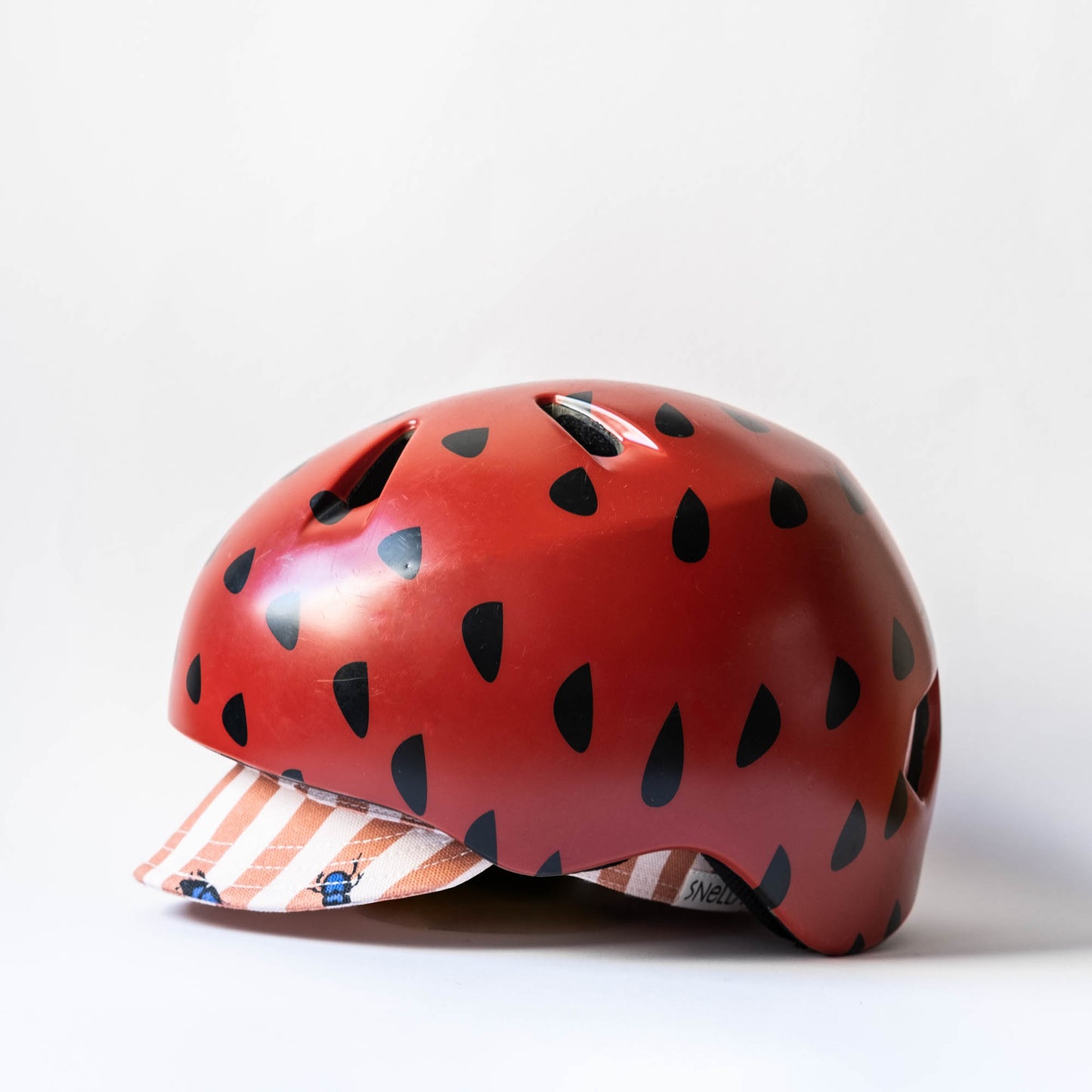 Beetle bike cap can be worn with helmet