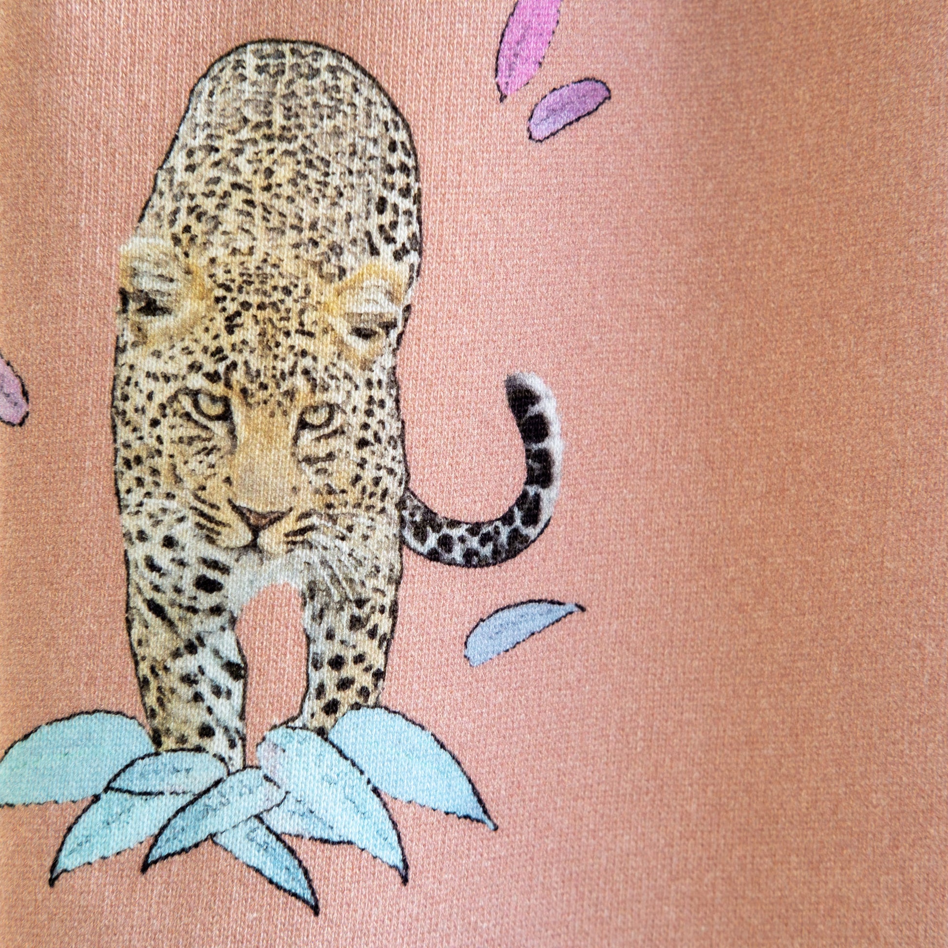 Pink Leopard Sweatpants