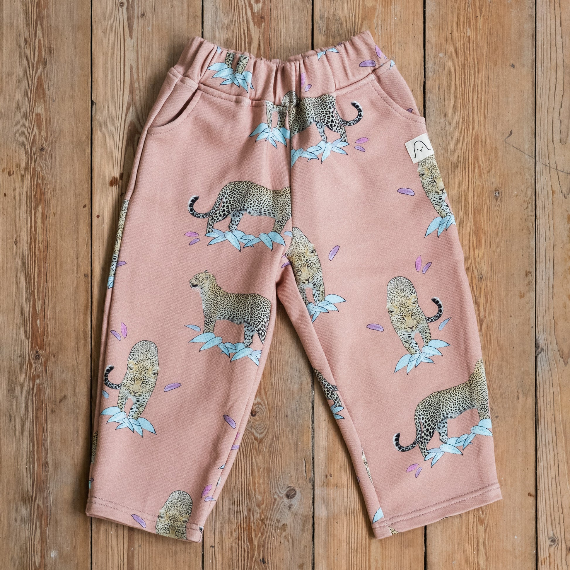 Pink Leopard Sweatpants
